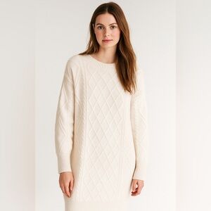 Dreamers sweater dress oversized cream Medium New with tags!